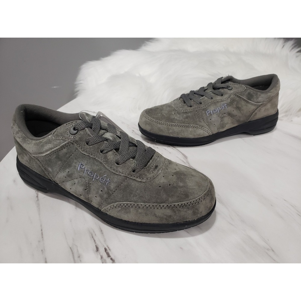 NEW SZ 5 Propet Washable Walker Walking Womens Grey Sneakers Athletic Shoes